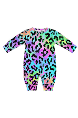 Color Leopard Baby Romper