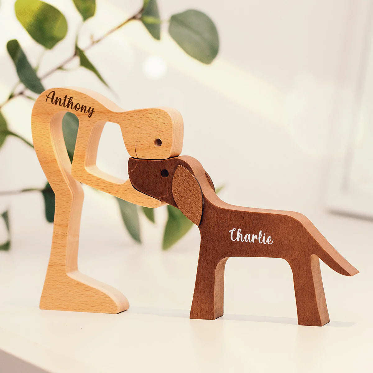 Custom Wooden Pet Carvings