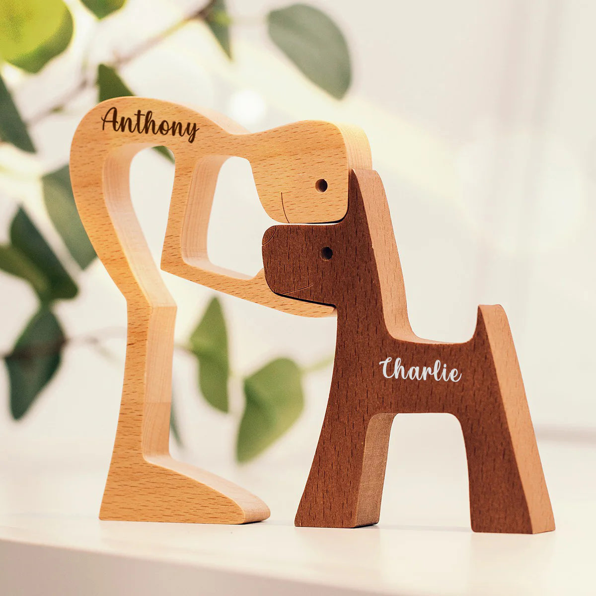 Custom Wooden Pet Carvings