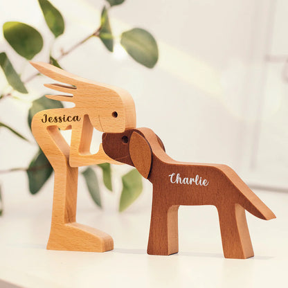 Custom Wooden Pet Carvings