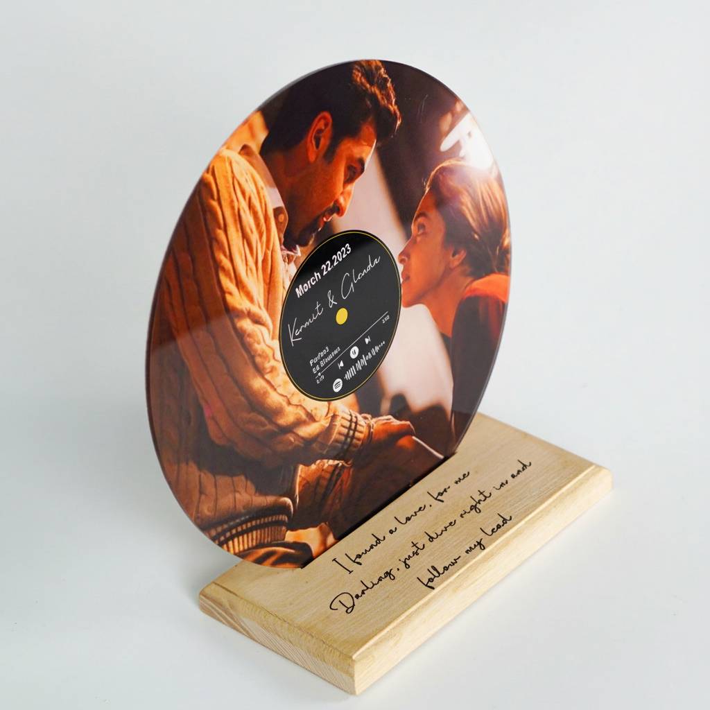 Custom Acrylic Vinyl Record Plaque