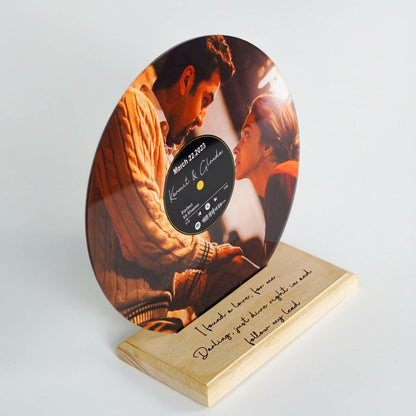 Custom Acrylic Vinyl Record Plaque