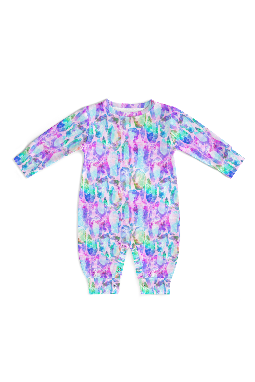 Galaxy Leopard Baby Romper