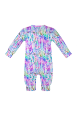 Galaxy Leopard Baby Romper