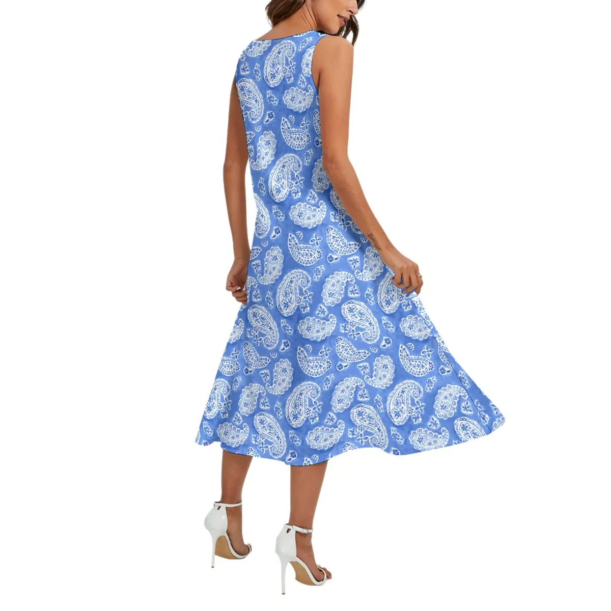 Preppy Summer Sleeveless Maxi Dresses