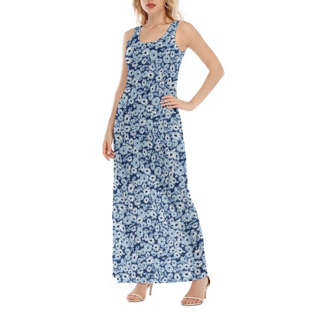 Preppy Summer Sleeveless Dresses
