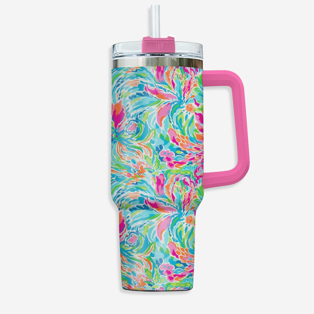 Floral Fiesta 40oz Tumbler
