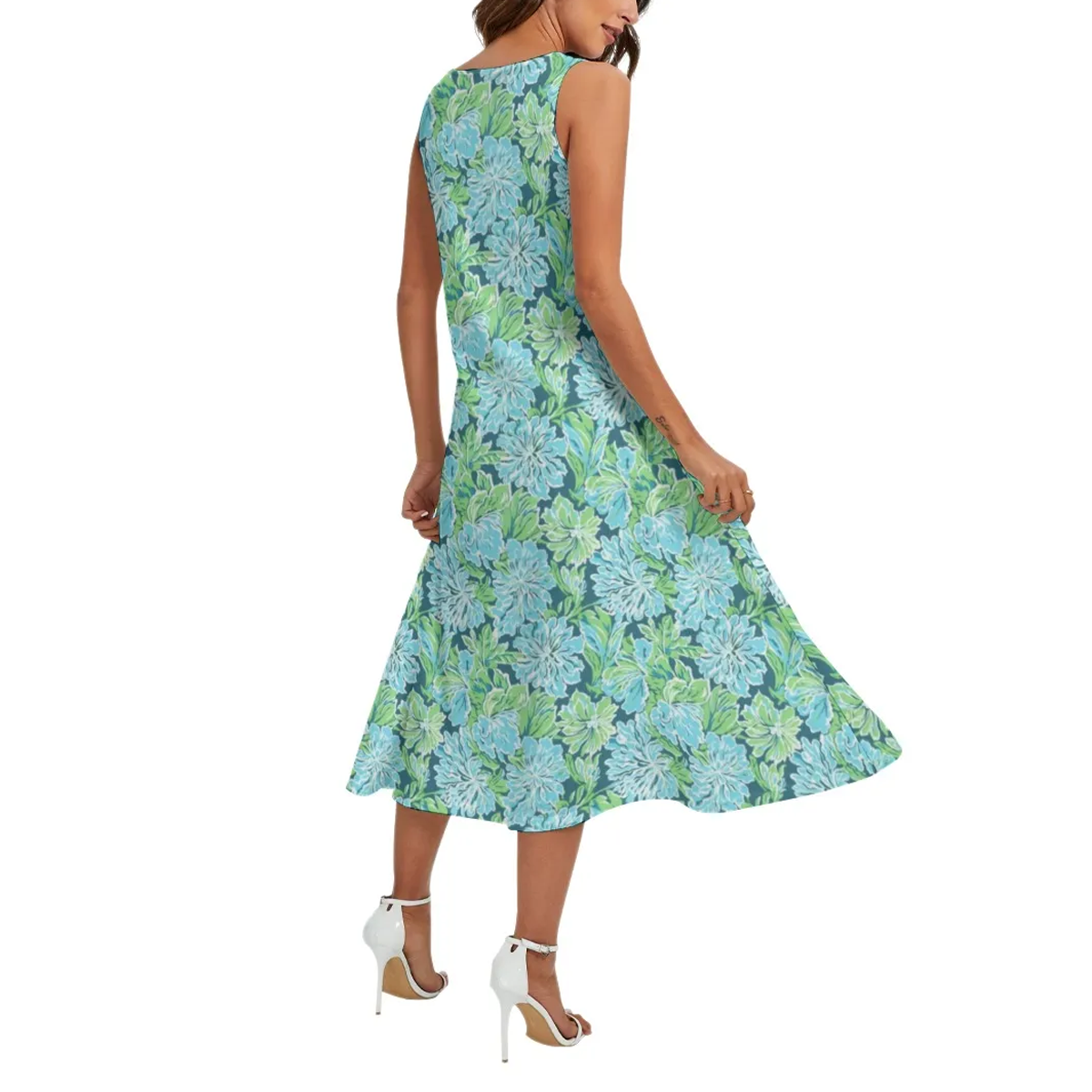 Preppy Summer Sleeveless Maxi Dresses