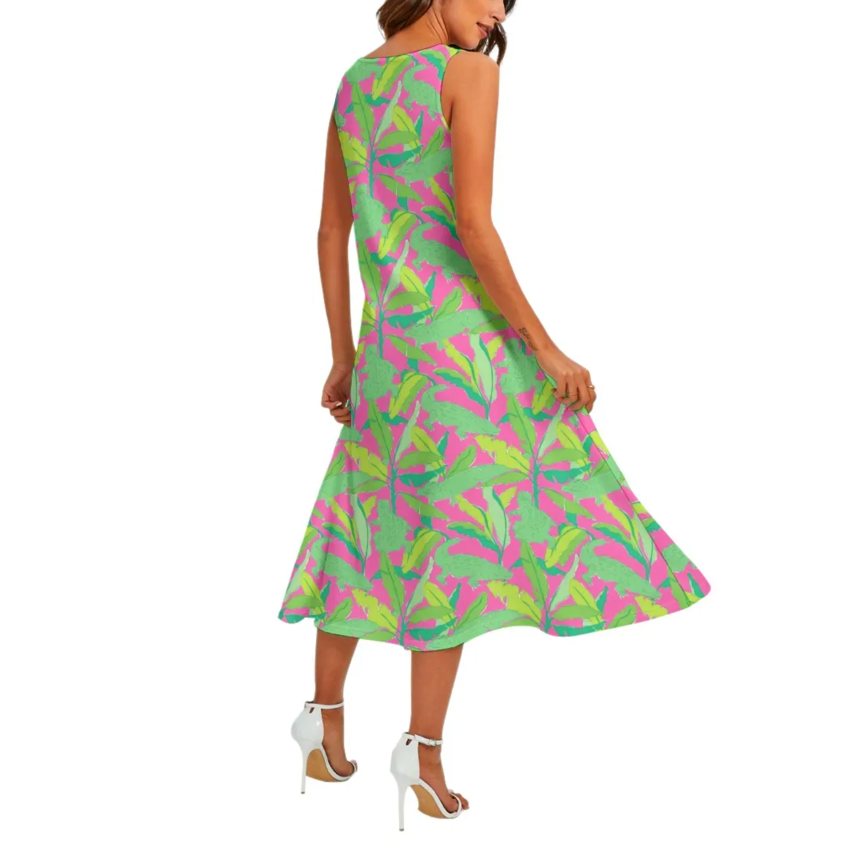 Preppy Summer Sleeveless Maxi Dresses