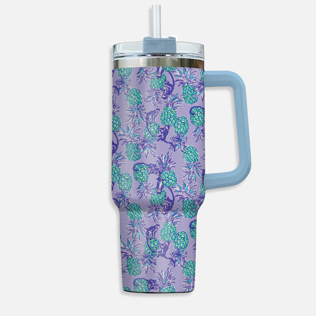 Pineapples & Monkeys 40oz Tumbler