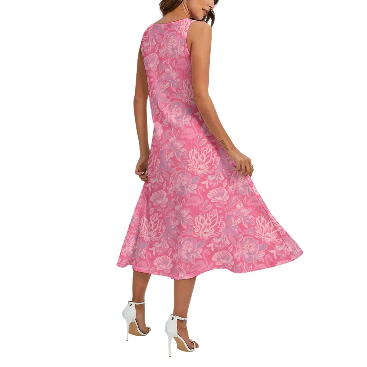 Preppy Summer Sleeveless Maxi Dresses