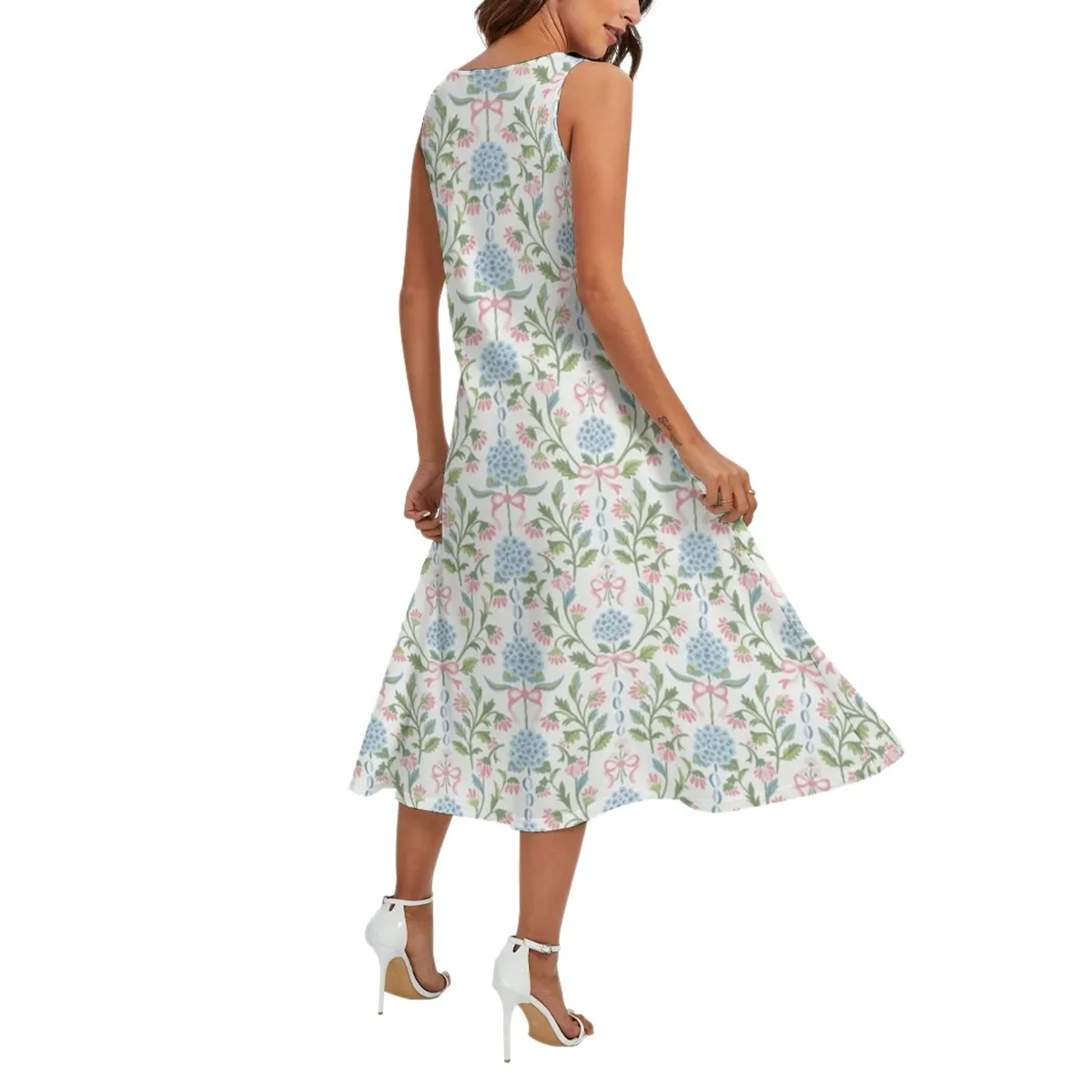 Preppy Summer Sleeveless Maxi Dresses
