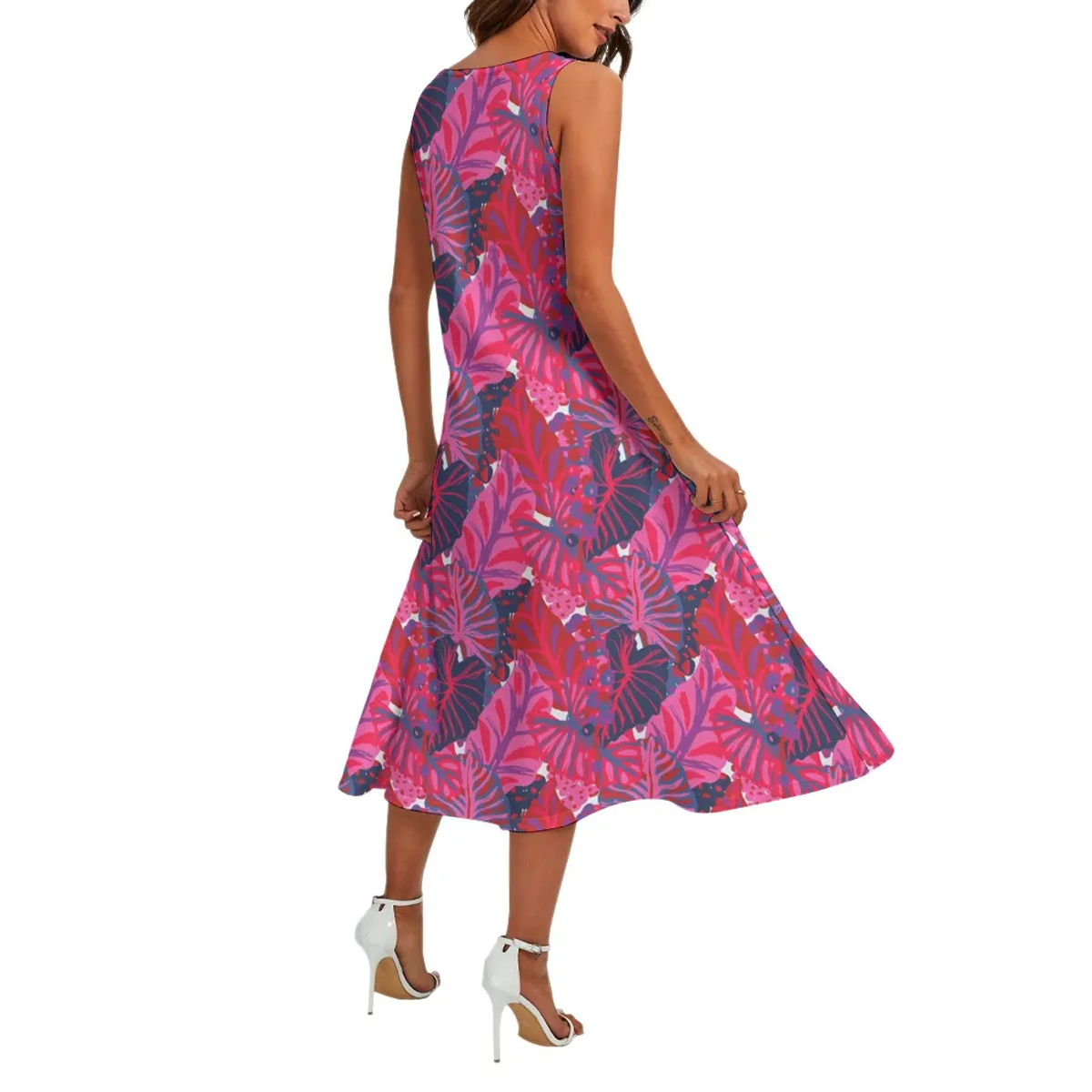 Preppy Summer Sleeveless Maxi Dresses