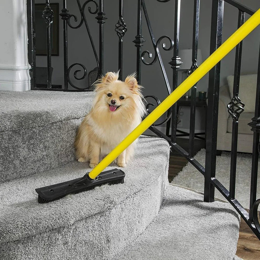 FluffAway™ Broom - No need to get on your knees - 58" Telescopic Handle