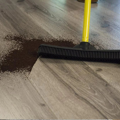 FluffAway™ Broom - No need to get on your knees - 58" Telescopic Handle