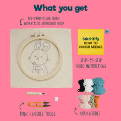 Benny the Bunny Punch Needle Kit