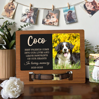 Custom Pet Memorial Collar Frame
