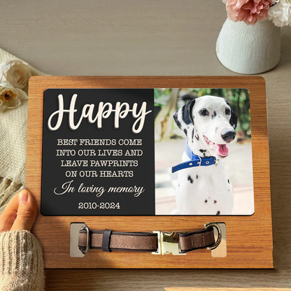 Custom Pet Memorial Collar Frame