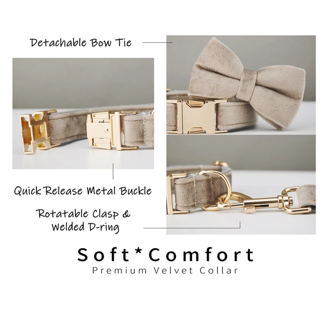 Custom Velvet Pet Collar
