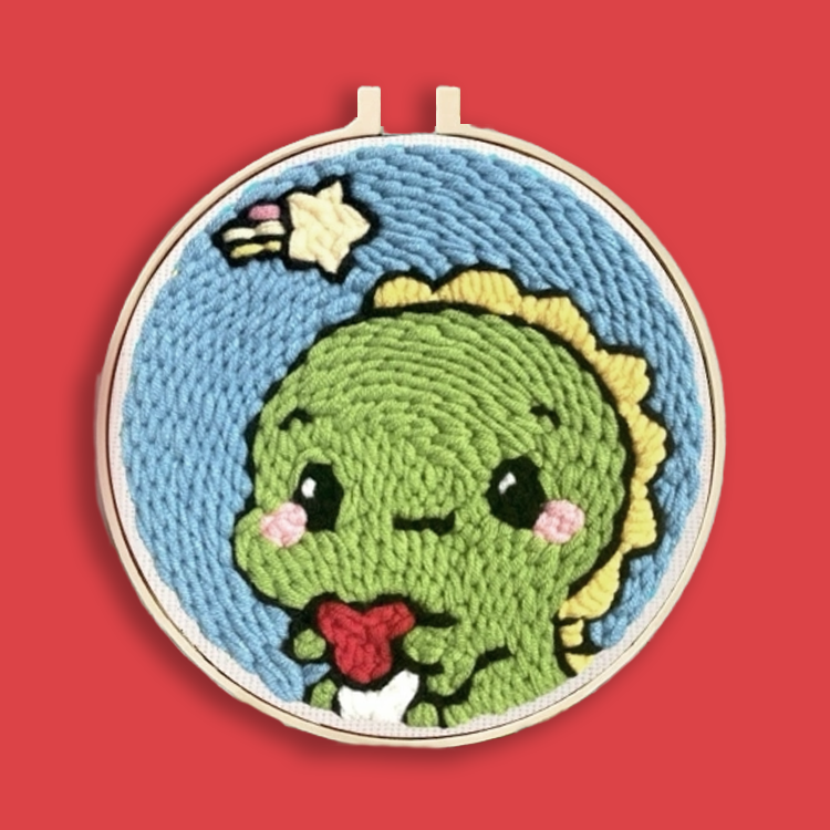 Dino the Dinosaur Punch Needle Kit