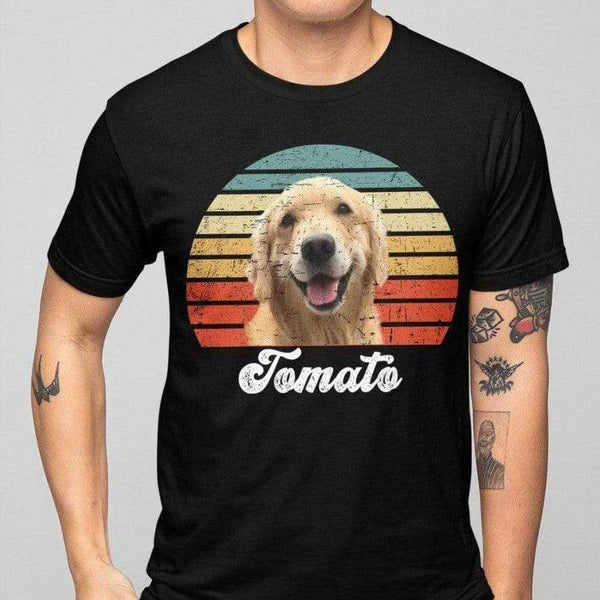 Vintage Retro Custom Pet T-Shirt