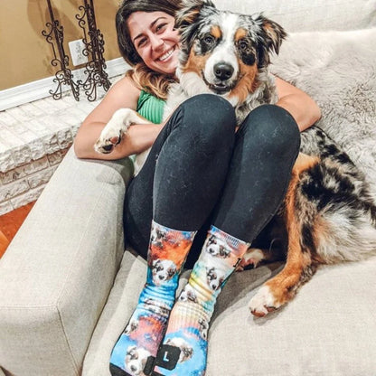 Custom Pet Printed Photo Socks