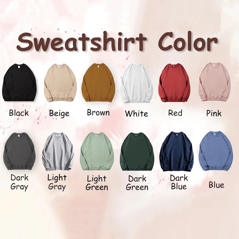 Pet Face Portrait Embroidered Sweatshirt