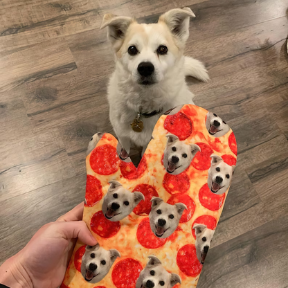 Custom Dog Photo Oven Mitt