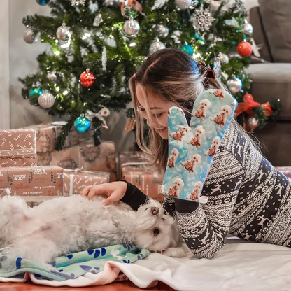 Custom Dog Photo Oven Mitt