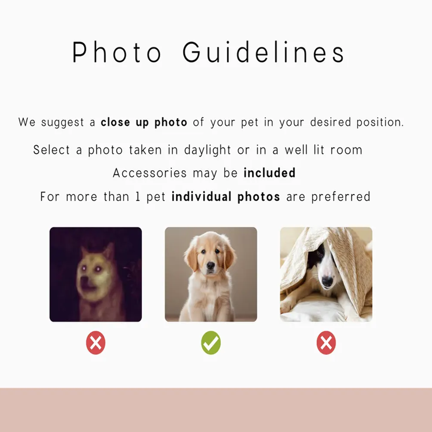 Custom Pet Portrait Keychain with quotes