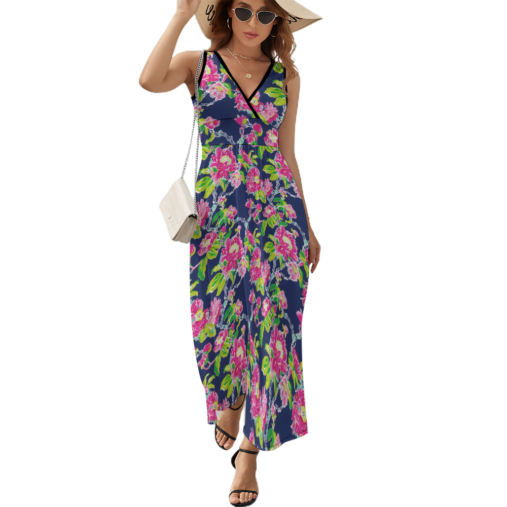 Preppy Temperament Ladies Sleeveless Dress