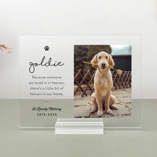 Custom Pet Memorial Plaque
