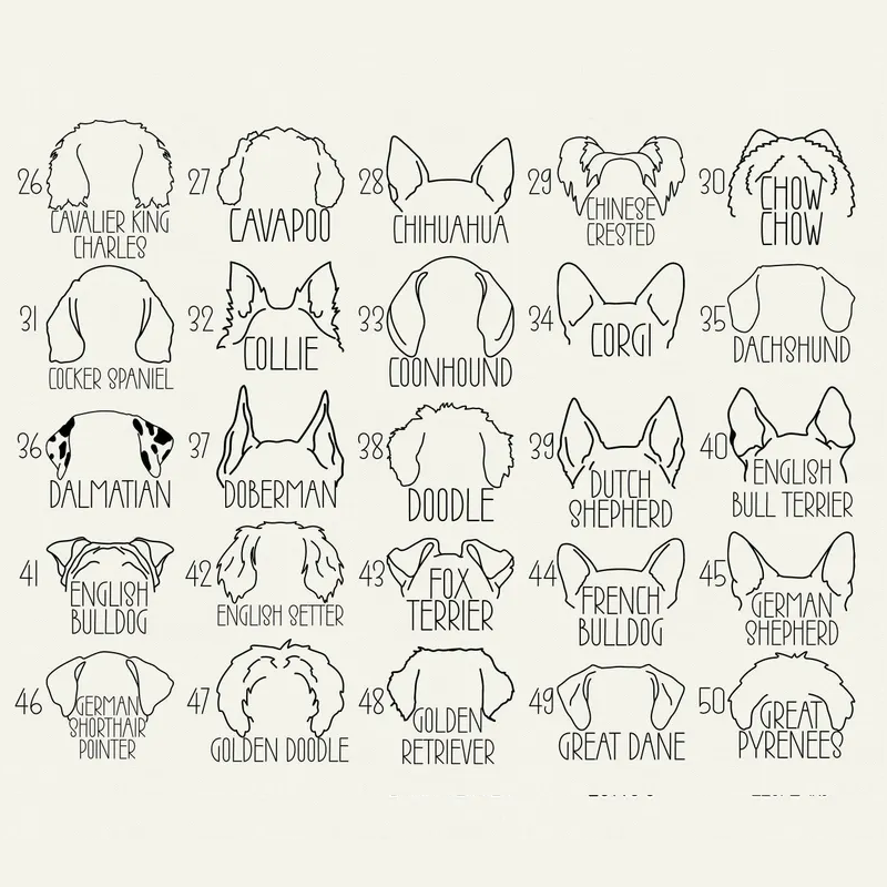 Custom Dog Ears Sweatshirt with Name