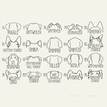 Custom Dog Ears Sweatshirt with Name