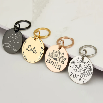 Custom Engraved Pet Tag Collar