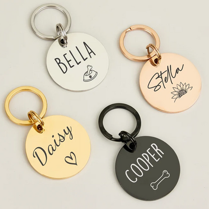 Custom Engraved Pet Tag Collar