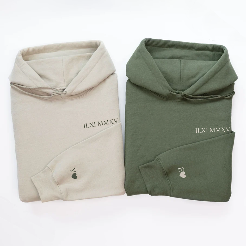 Custom Roman Numeral Hoodie