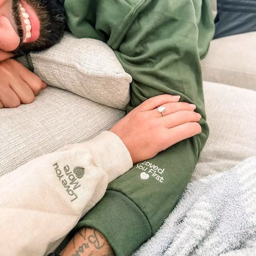 Custom Roman Numeral Embroidered Hoodie