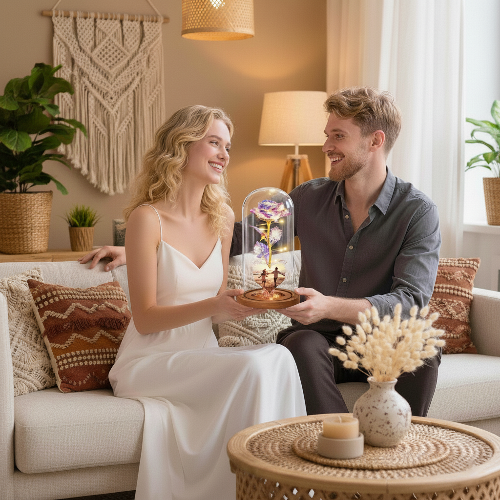 Custom Eternal Rose in A Glass Dome