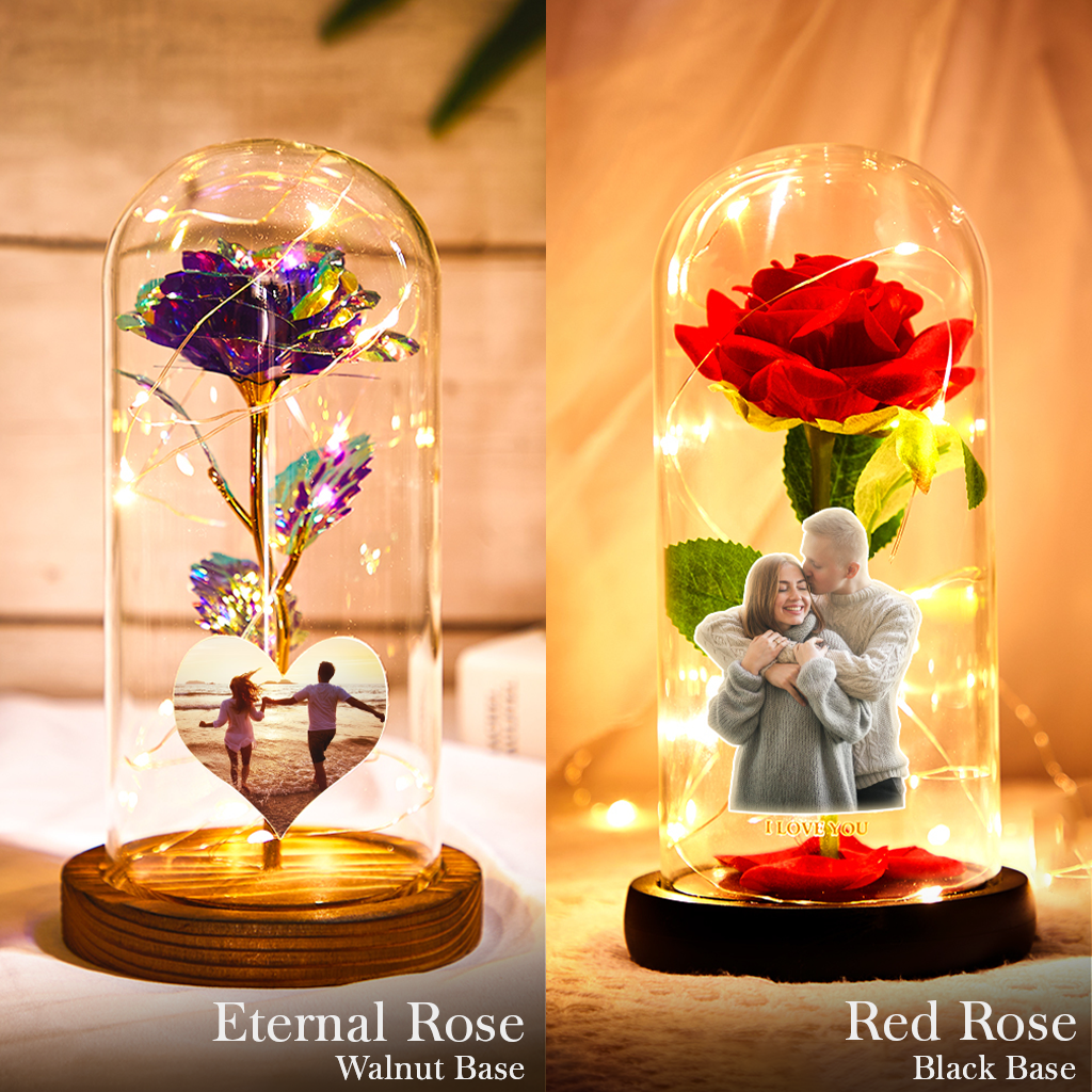 Custom Eternal Rose in A Glass Dome