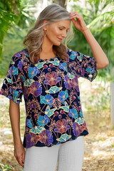 Poppy Nouveau Raglan Sleeve T-shirt