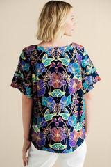 Poppy Nouveau Raglan Sleeve T-shirt