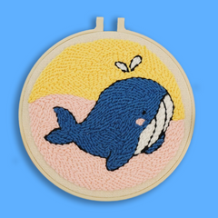 Wally the Whale Punch Needle Kit