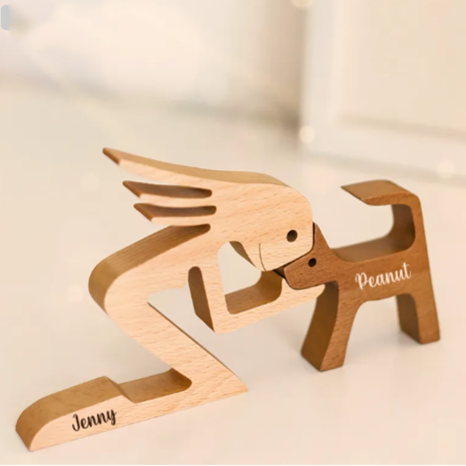 Custom Wooden Pet Carvings