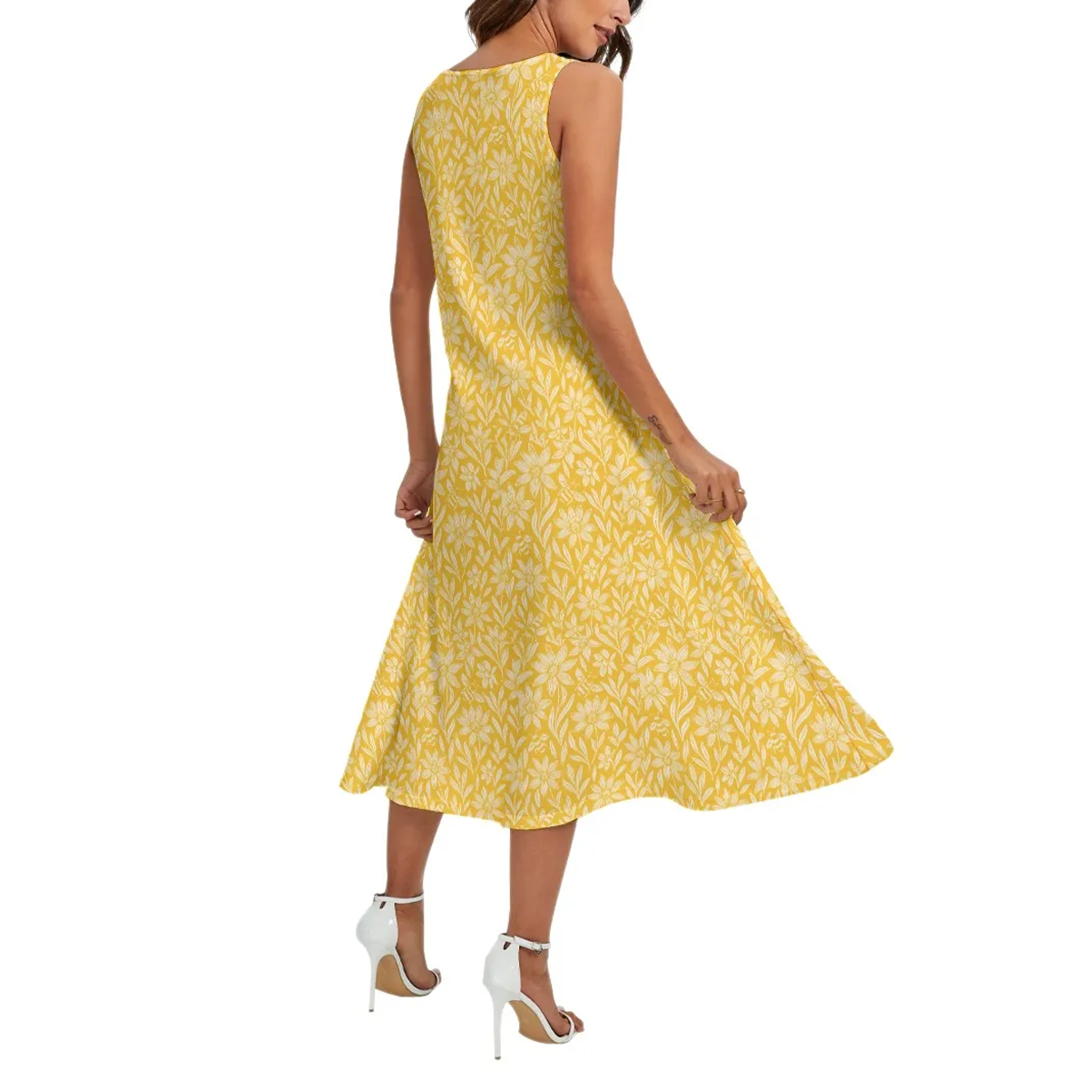 Preppy Summer Sleeveless Maxi Dresses
